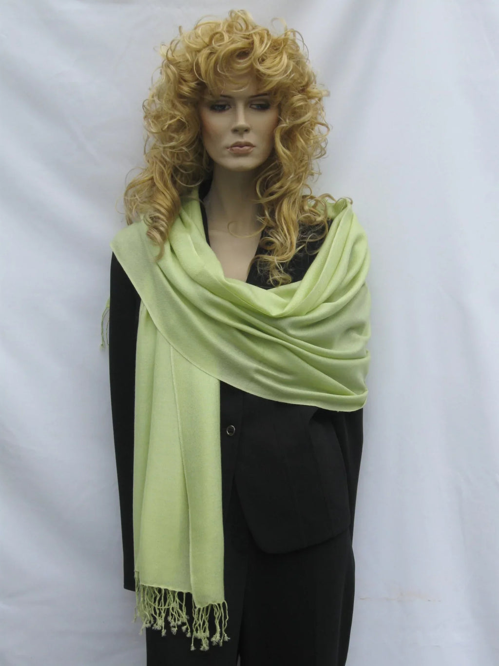 Dew Green Shawl/Shawls/Scarf/Scarves/Wrap/Stole/Muffler/Cape/Ruana/Blanket/Throw/Pashmina (Honey Shawl) Regular Shawl/Cashmere Scarf/Wool/Silk