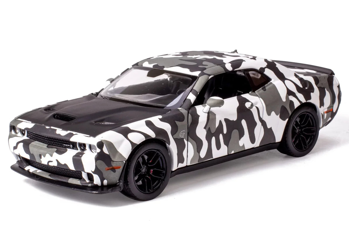 SRT All Challenger Camo Toys 1/24 Model Car Exclusive Hellcat 2018 Widebody Motormax Diecast by Camouflage Dodge 79350 Star