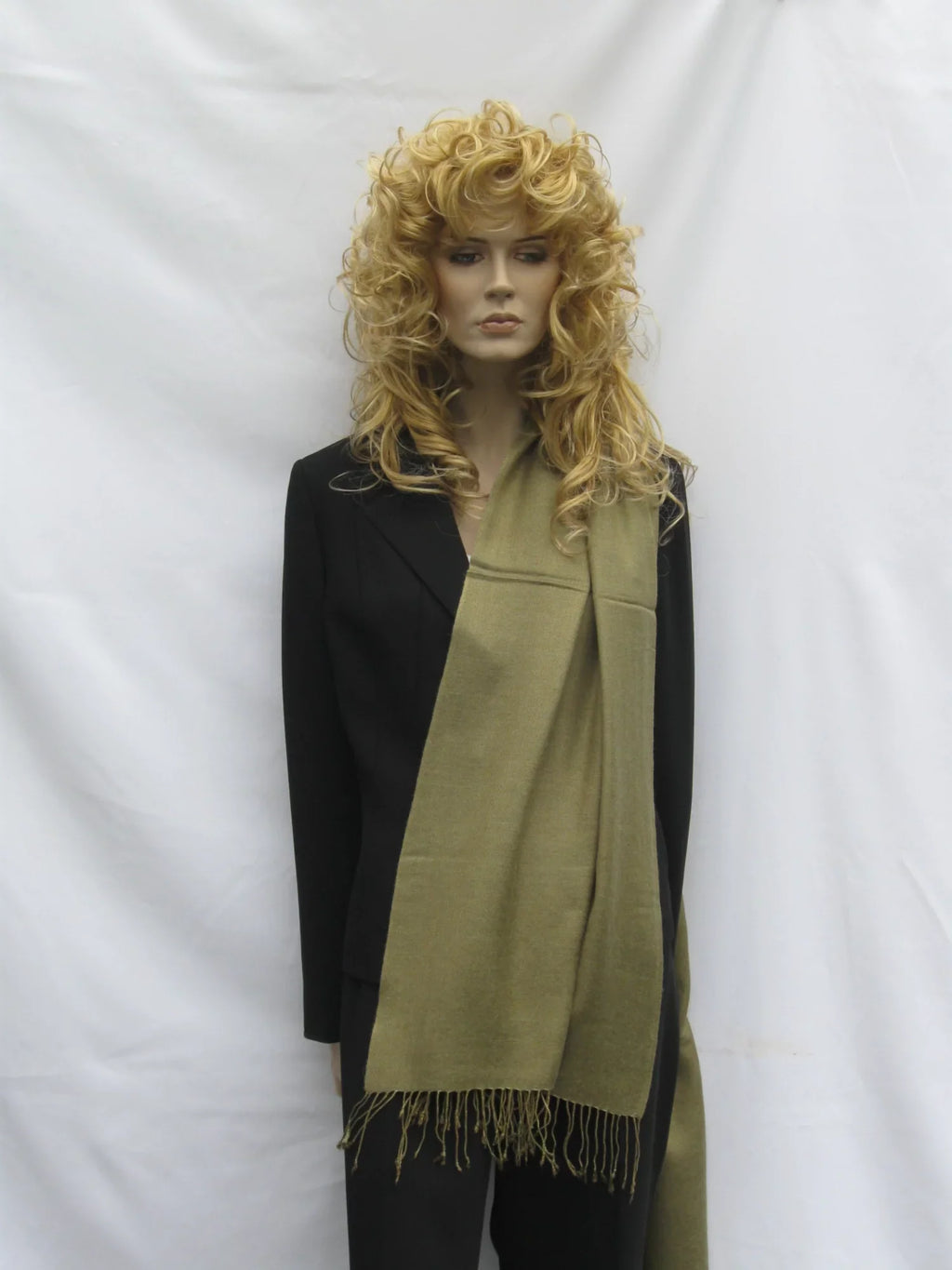 Green Shawl/Cashmere Regular (Olive Scarf/Wool/Silk Shawl/Shawls/Scarf/Scarves/Wrap/Stole/Muffler/Cape/Ruana/Blanket/Throw/Pashmina Shawl)