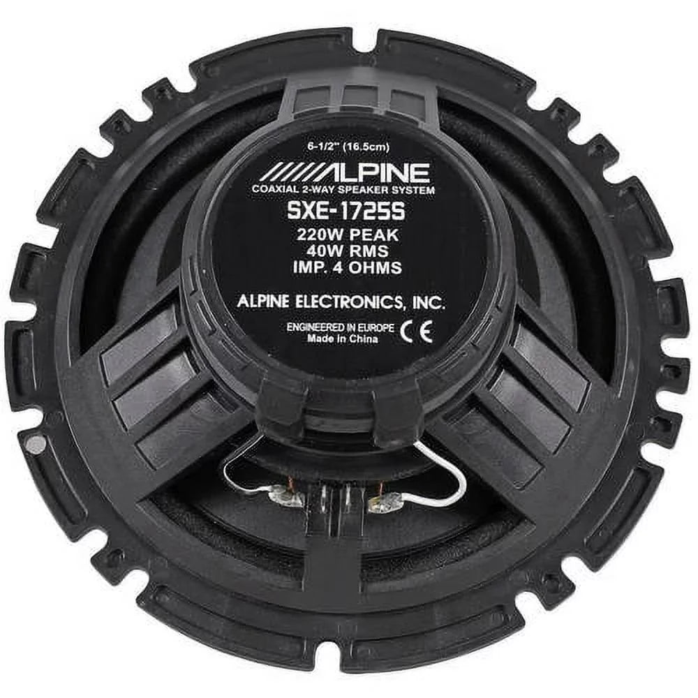 Speakers 220W Alpine Coaxial 6.5" 2-Way