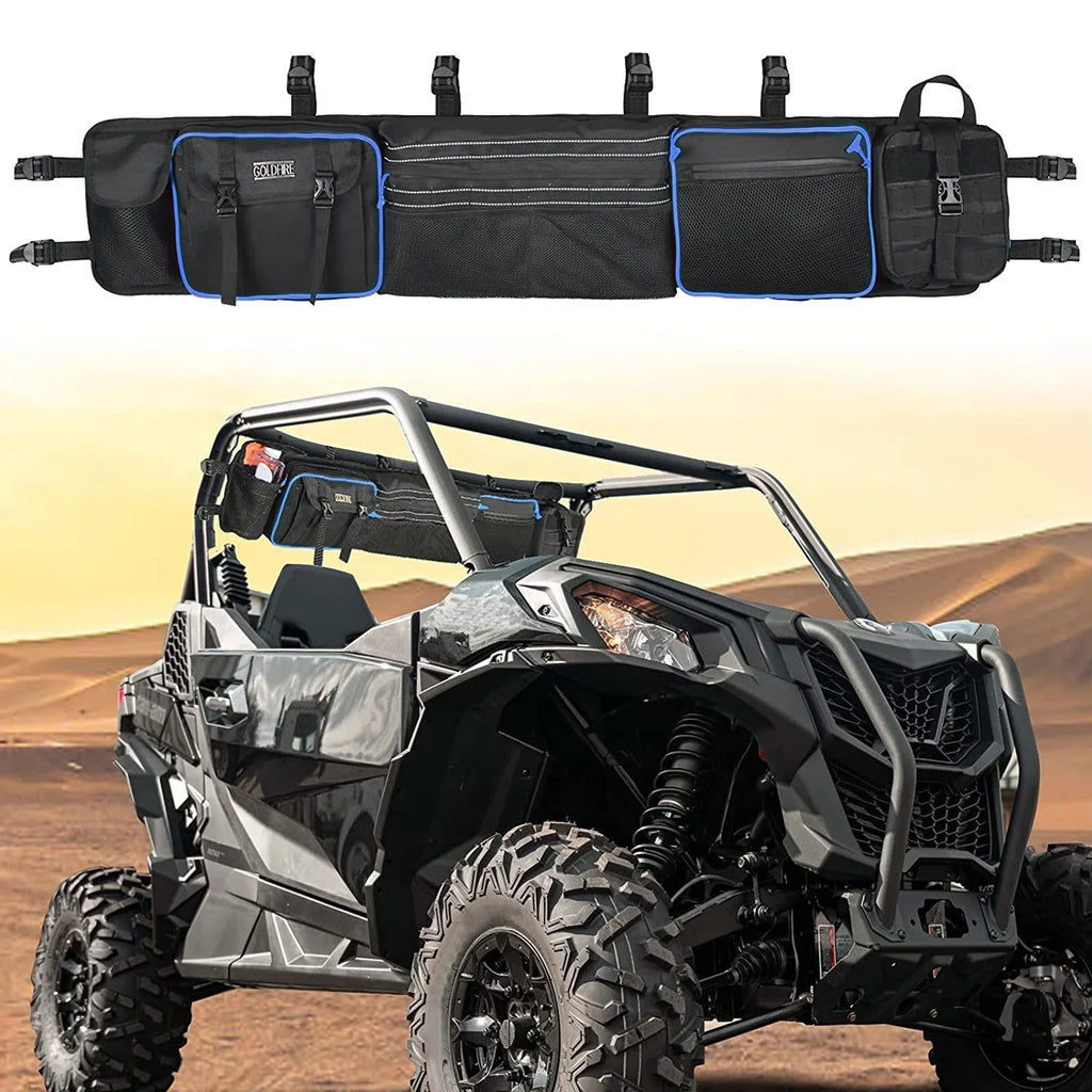 Polaris UTV Rear dimension Yamaha Kawasaki UTVs Most Bag Bags Full Goldfire Cage For Organizer Car Large Cargo Gear Storage Roll