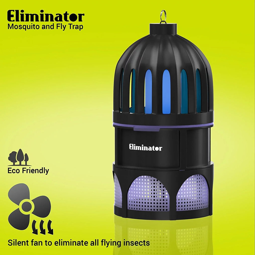 and Killer Bright LED Flies with Rid Fly Indoor Commercial Trap [UPGRADED] Eliminator for Mosquitoes Mosquito and Attracter All Mosquito and Powerful of Catcher & Fan/Get UV Light Residential Use