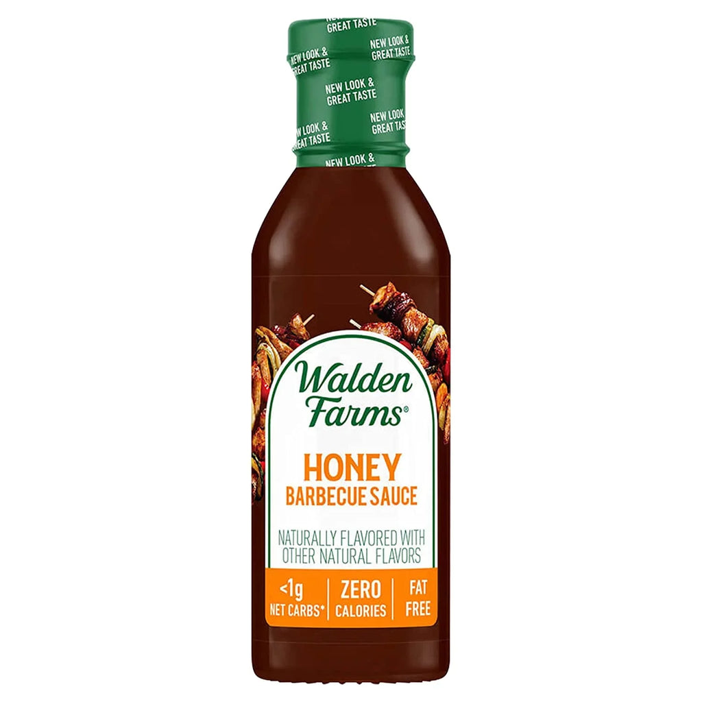 4 Farms of Free Barbecue Honey 12 Walden Pack Calorie oz Sauce fl