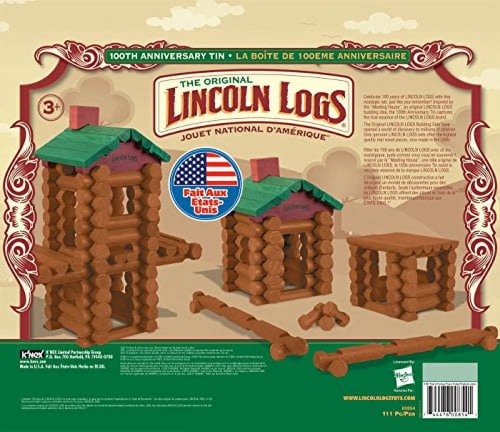 Tin Anniversary 100th Lincoln Logs