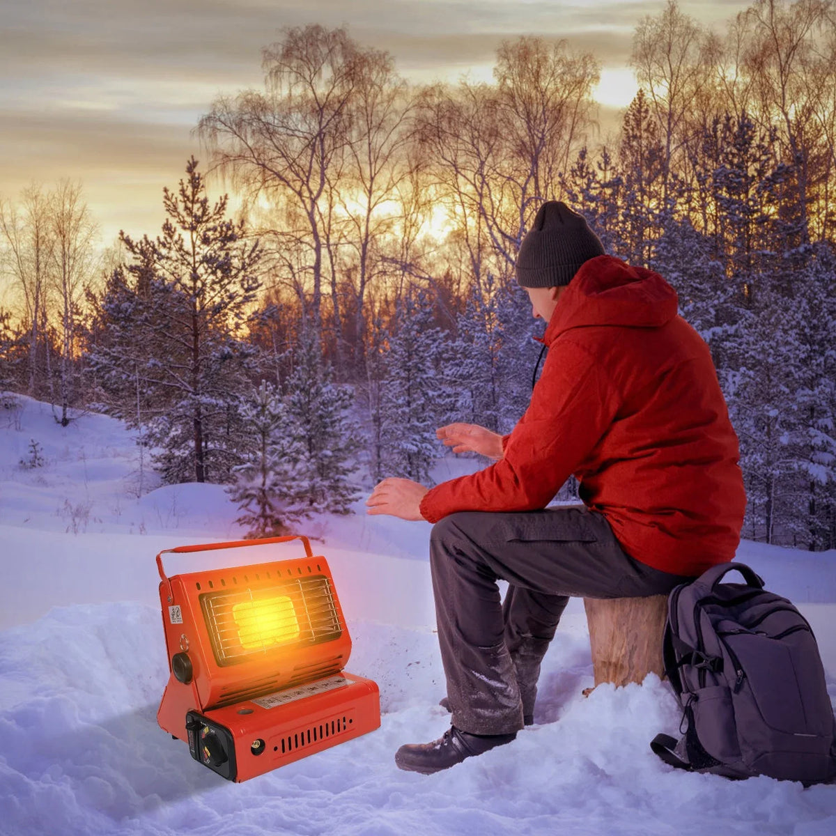 Butane iMounTEK Heaters Heater 2 Fishing for Gas Camping Portable Burner Use, Home in Inside 1