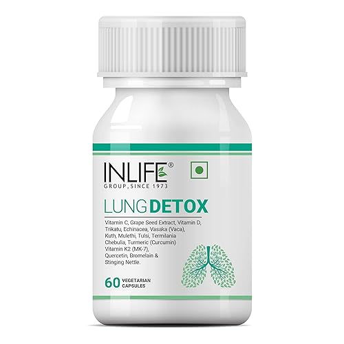Nettle, Veg Supplement, 60) Capsules 60 Healthy With Inlife Quercetin, Stinging Of Lung (Pack Lungs Curcumin, Bromelain, - Echinacea, Supports 1, Mulethi, Detox