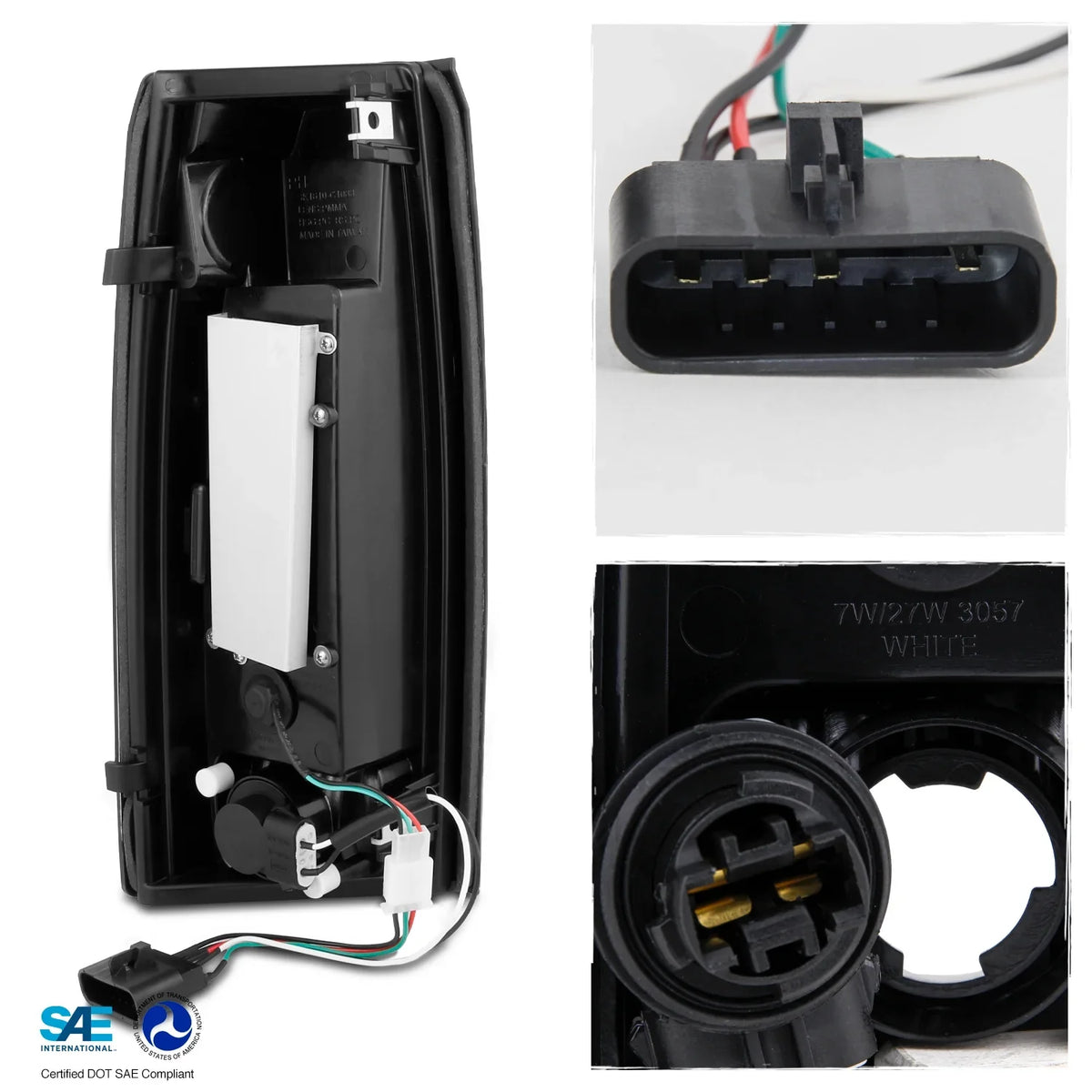 Lights select: 1994-2000 CHEVROLET LED Bumper+Black Headlights+LED Smoke Fits C10 94-98 Smoke Chevy 1995-2000 TAHOE CHEVROLET Tail Fits C/K GMT-400,