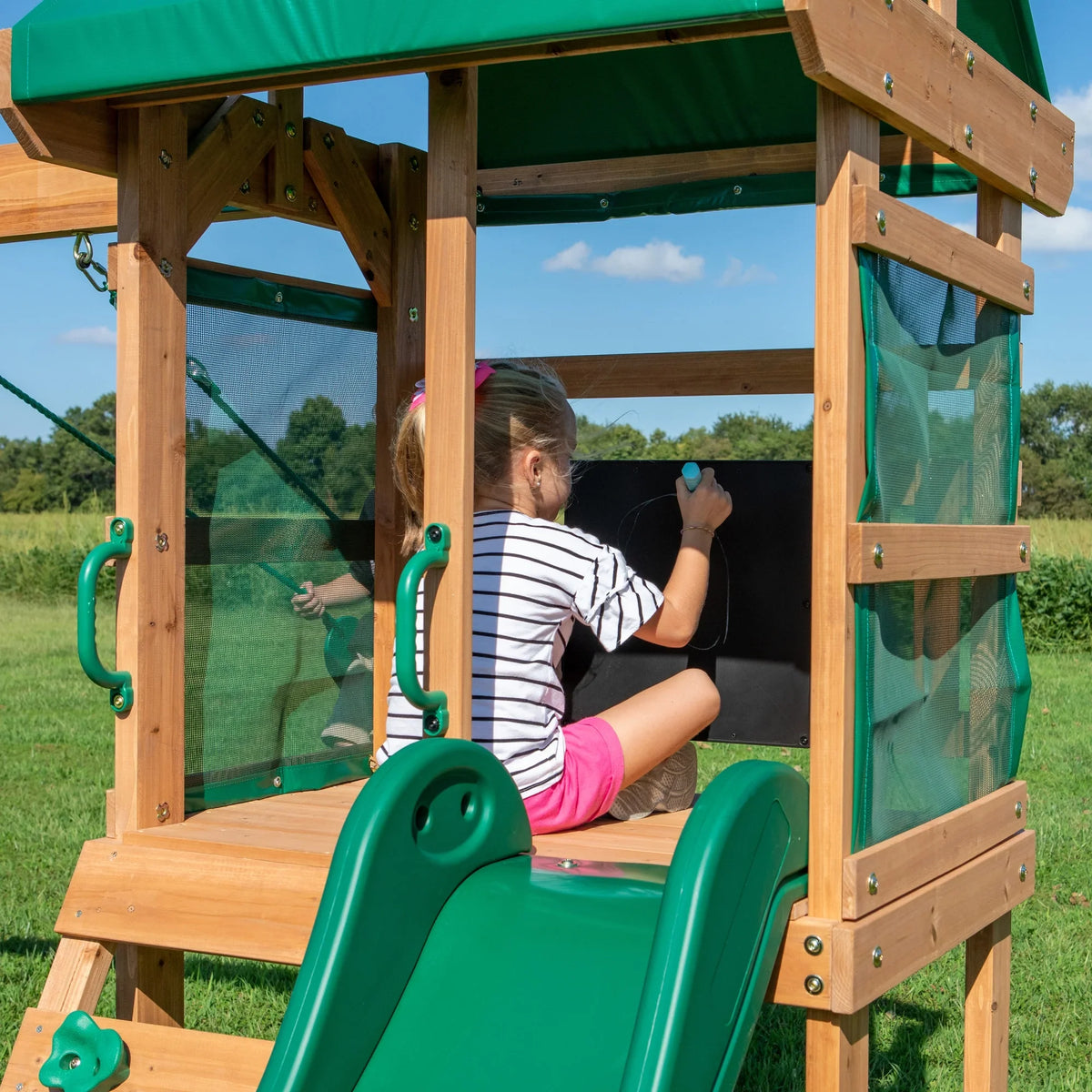 Swing Set Buckley Discovery Hill Backyard