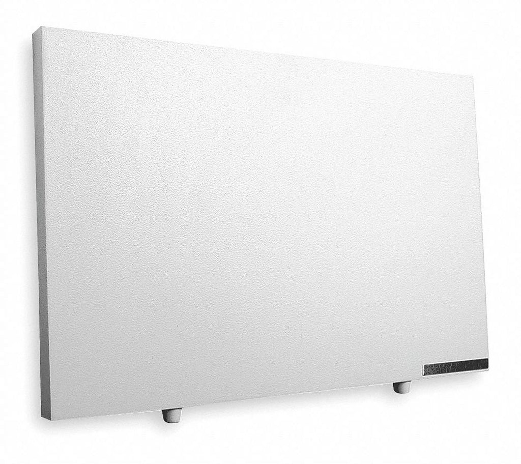 202SLC Built-in Thermal 120V 22"x15"x1" Desk w/ Radiant Plug-In Limit Heater Under Marley White
