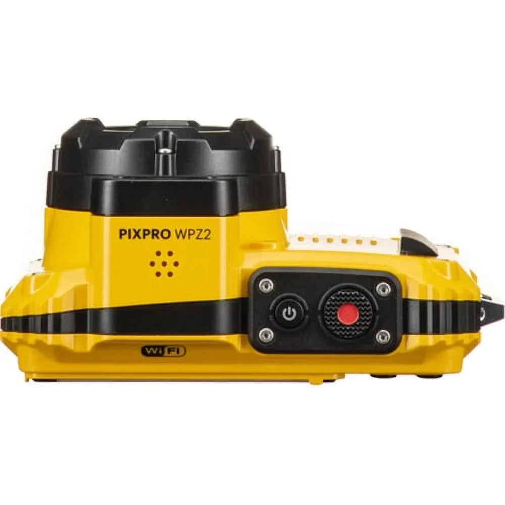 Box Kodak 2.7" Digital PIXPRO Zoom Camera 4X 16MP LCD Rugged Video, Optical Open Yellow Full WPZ2 HD Waterproof
