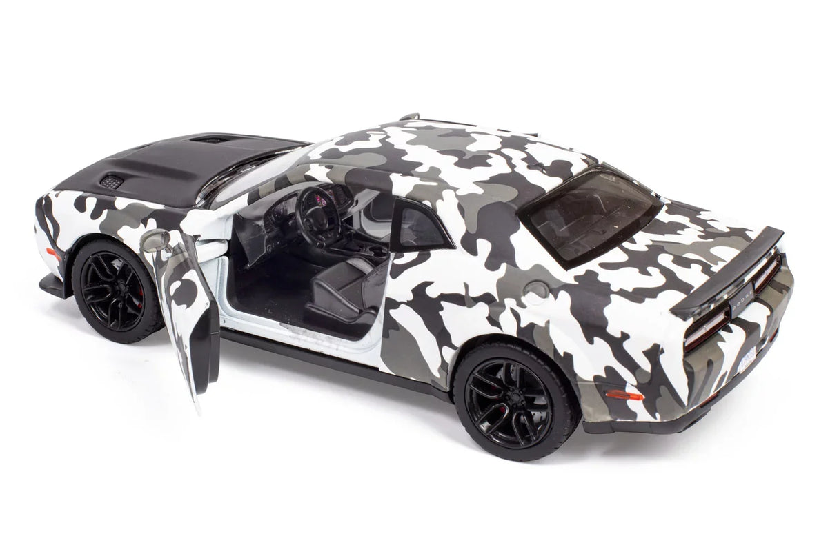 SRT All Challenger Camo Toys 1/24 Model Car Exclusive Hellcat 2018 Widebody Motormax Diecast by Camouflage Dodge 79350 Star