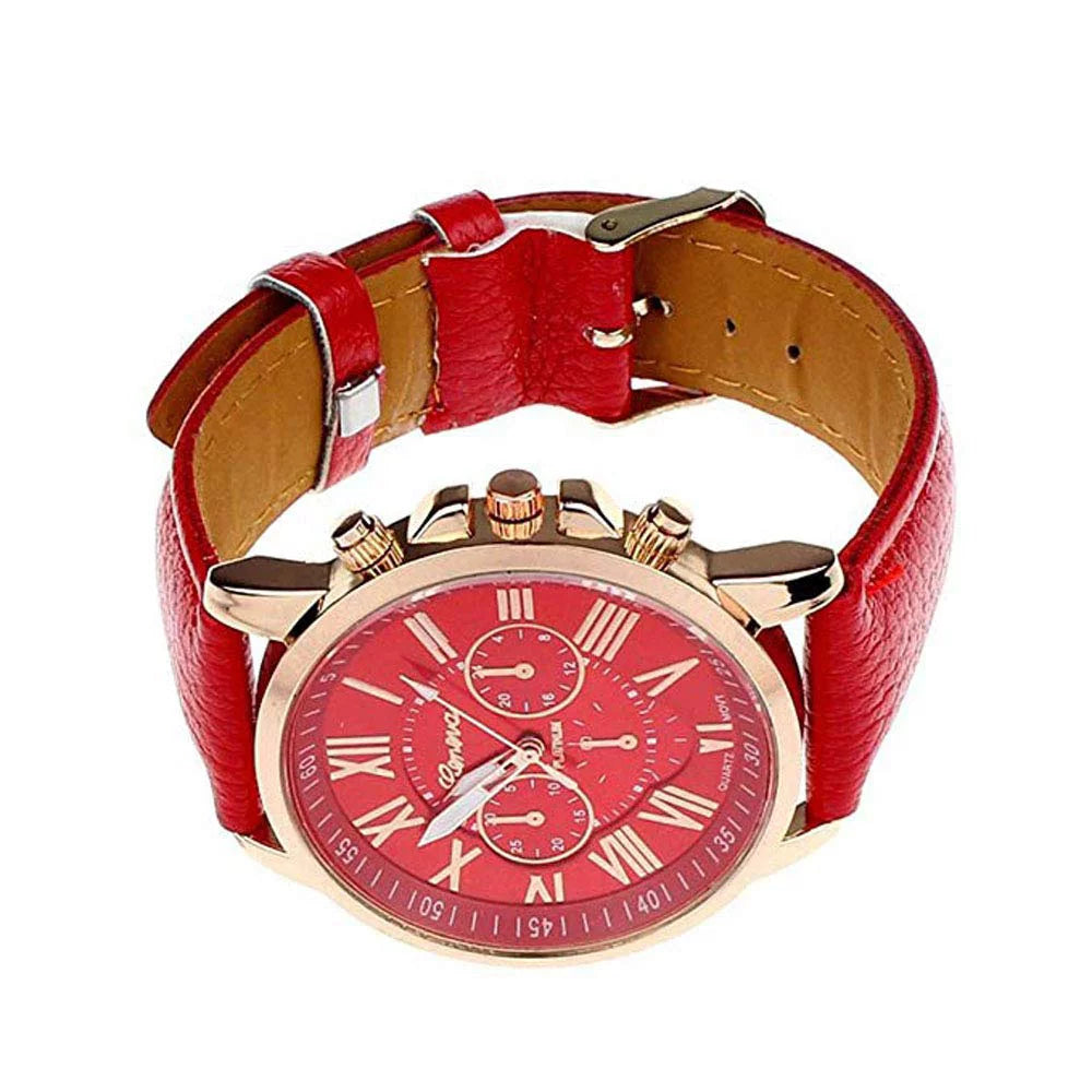 Watch Ladies Analog Numerals Pack Set Men Weicam Girls Leather PU Wrist Watches Assorted Fashion Women Roman 10 for Wholesale Unisex Quartz